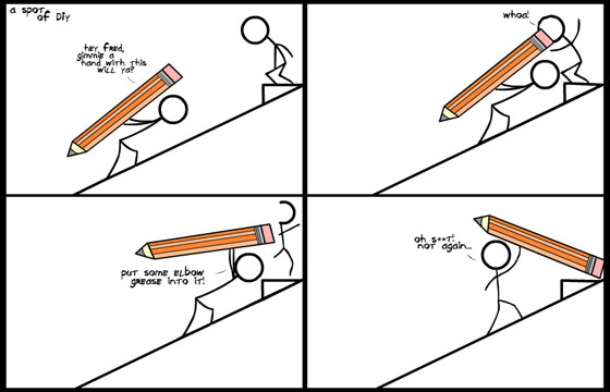 A spot of DIY gone wrong!