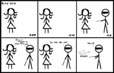 Brings another meaning to the phrase blind date